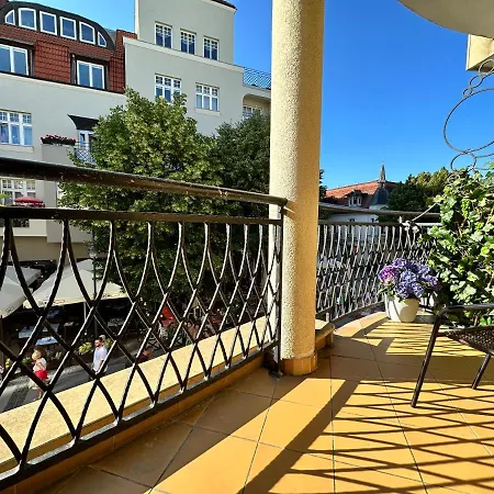 Appartamento Sopot Monte Cassino, 3 Gracje Balkon Esterno foto